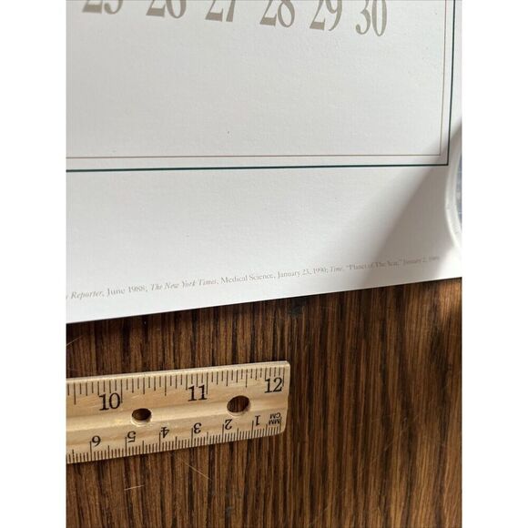 Vintage 1991 Rosy Periwinkle Pharmacy History Pharmacist Poster Afrin Promo - Picture 12 of 12